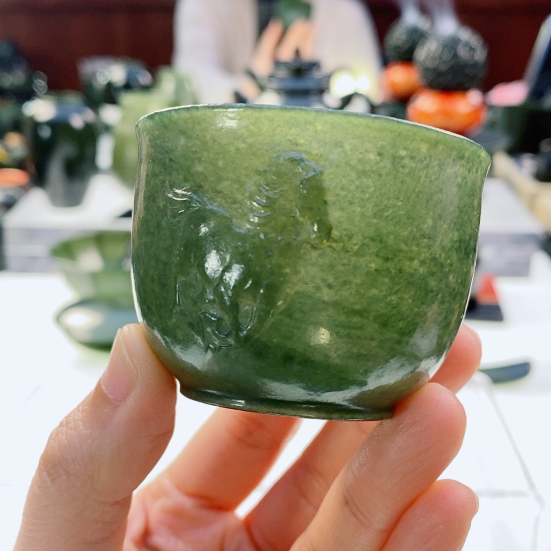 和田玉（青玉）摆件未镶嵌