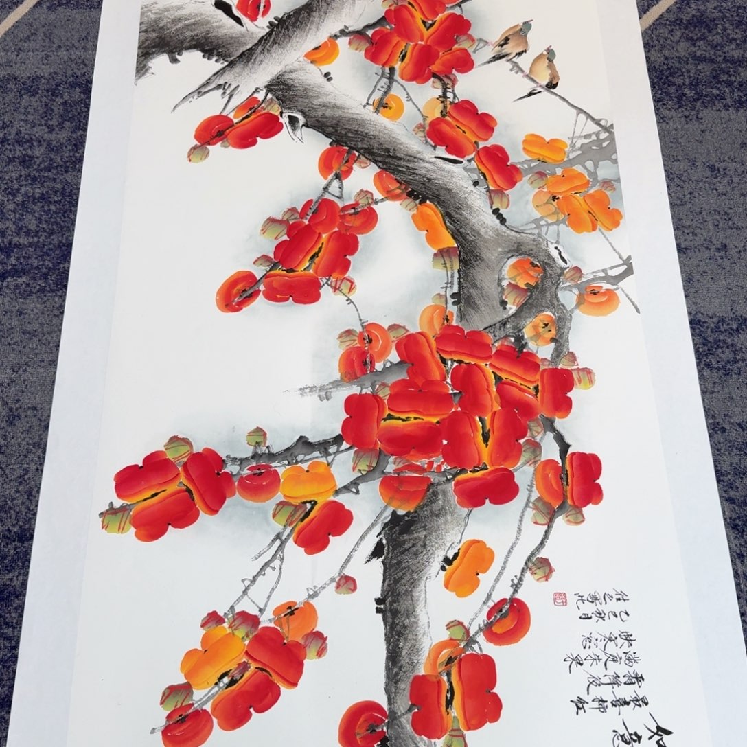 国画国画作品山水花鸟纯手绘