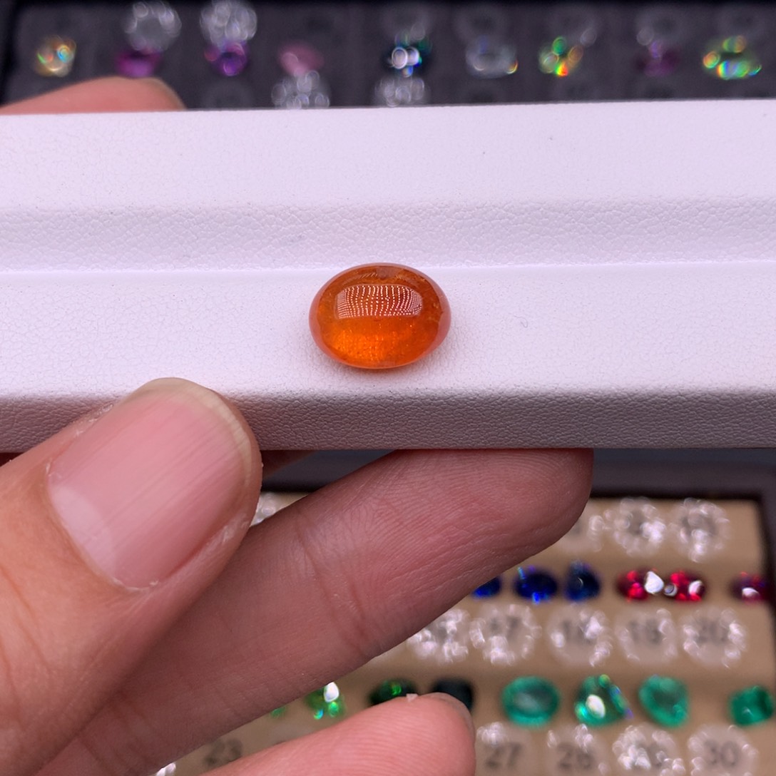 石榴石（芬达石）珠宝半成品未镶嵌