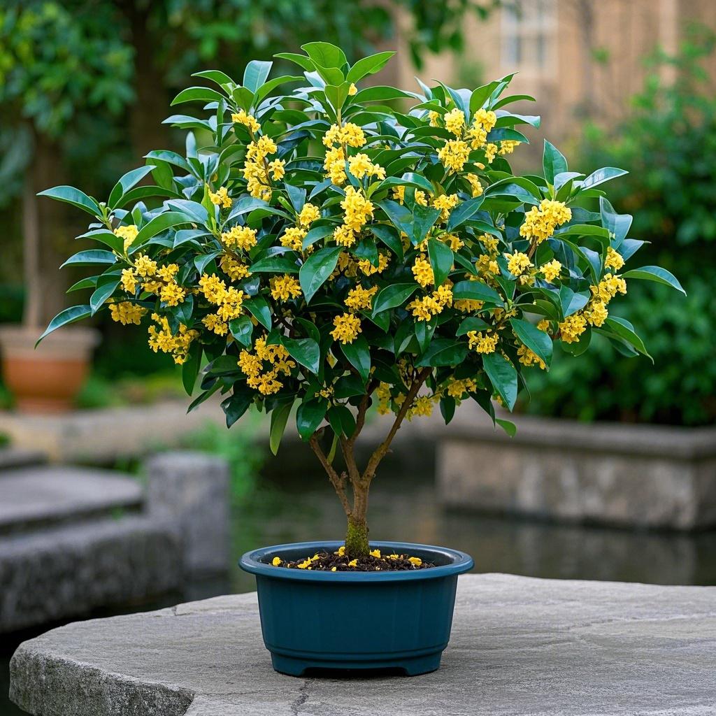 桂花树苗盆栽可食用金桂四季桂开花大树室内外阳台庭院浓香型花卉