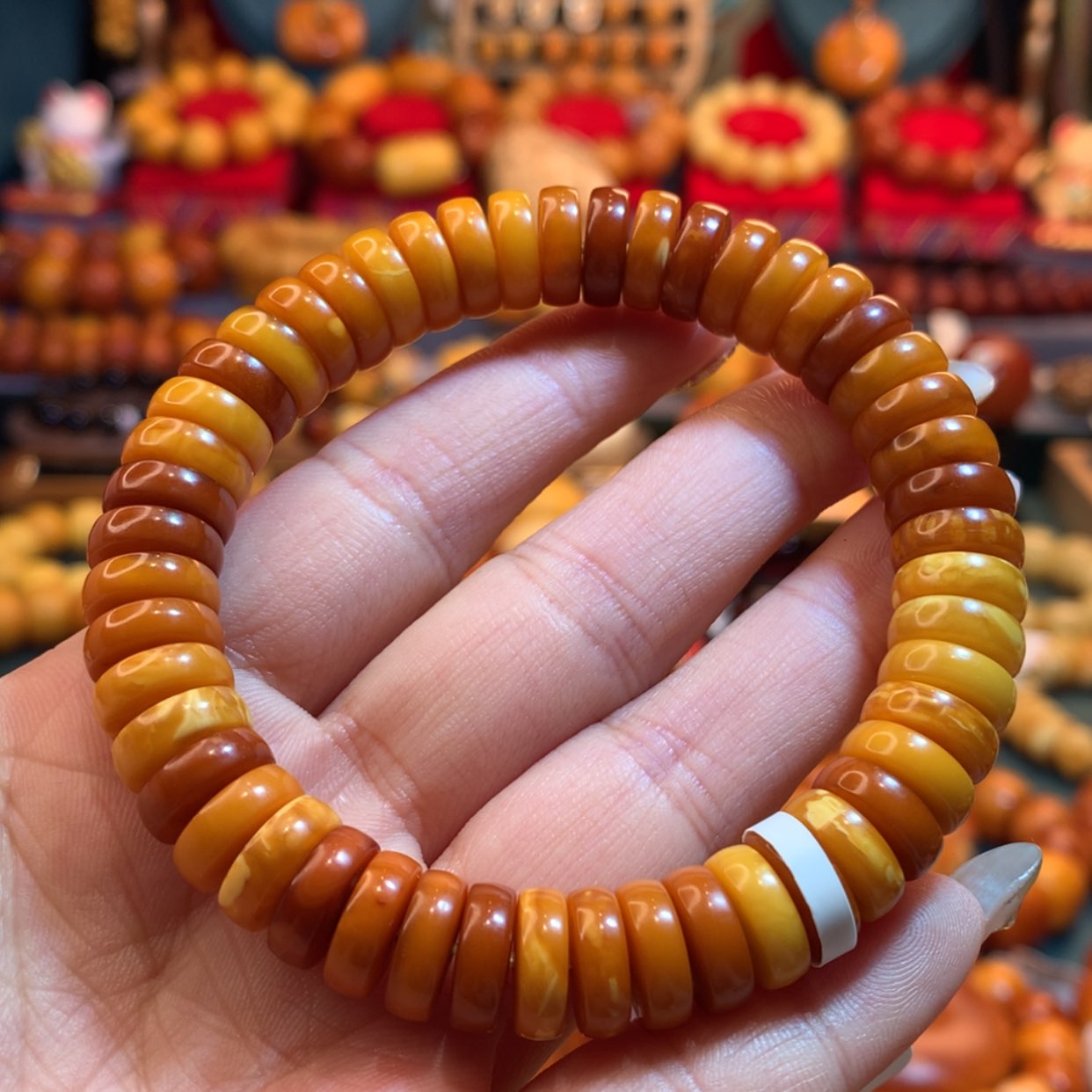 【闪购商品】蜜蜡手串未镶嵌蜜蜡手串