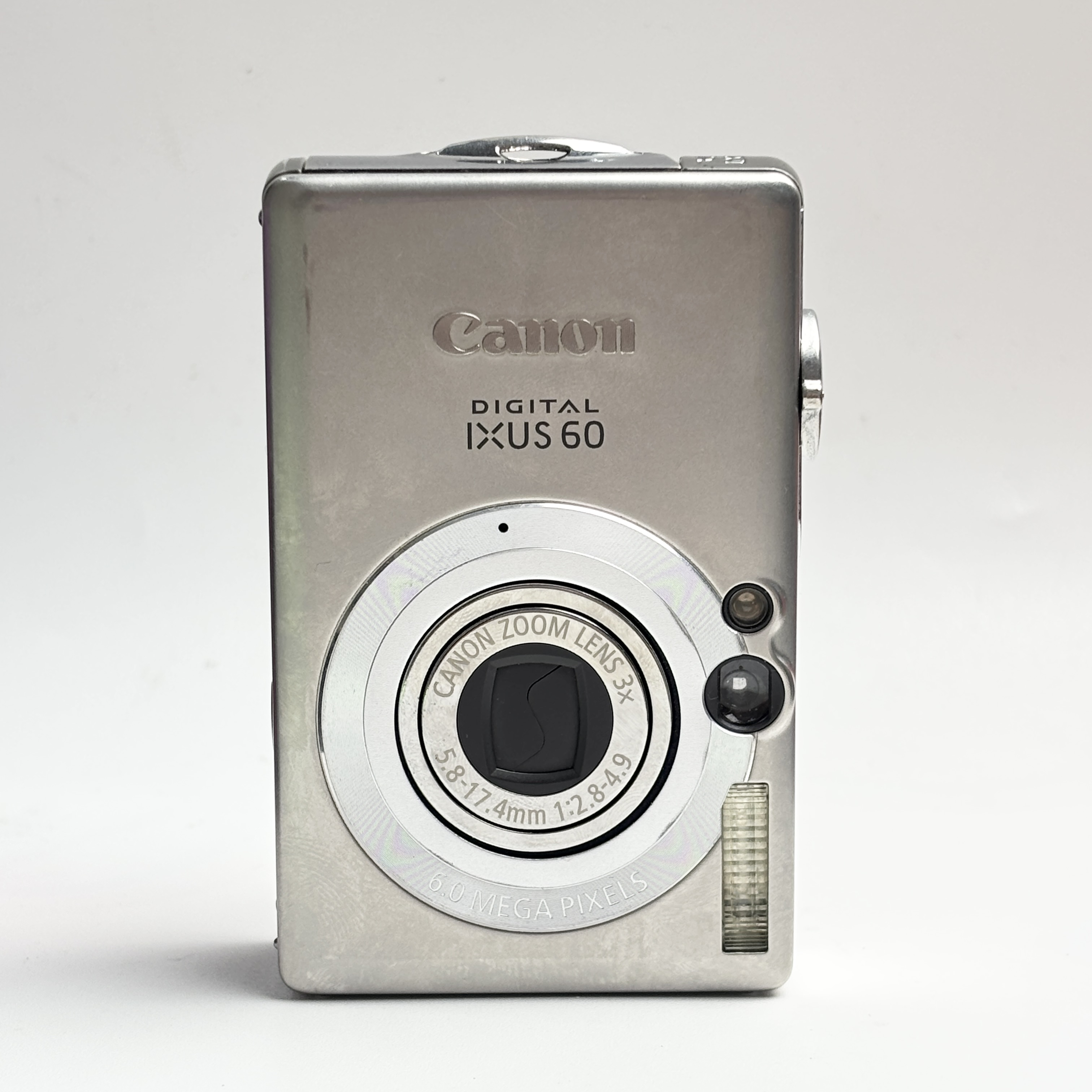 95新 Canon/佳能 ixus60银色600万像素3倍变焦复古ccd数码相机