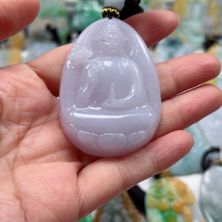 翡翠未镶嵌吊坠(不含链)挂件