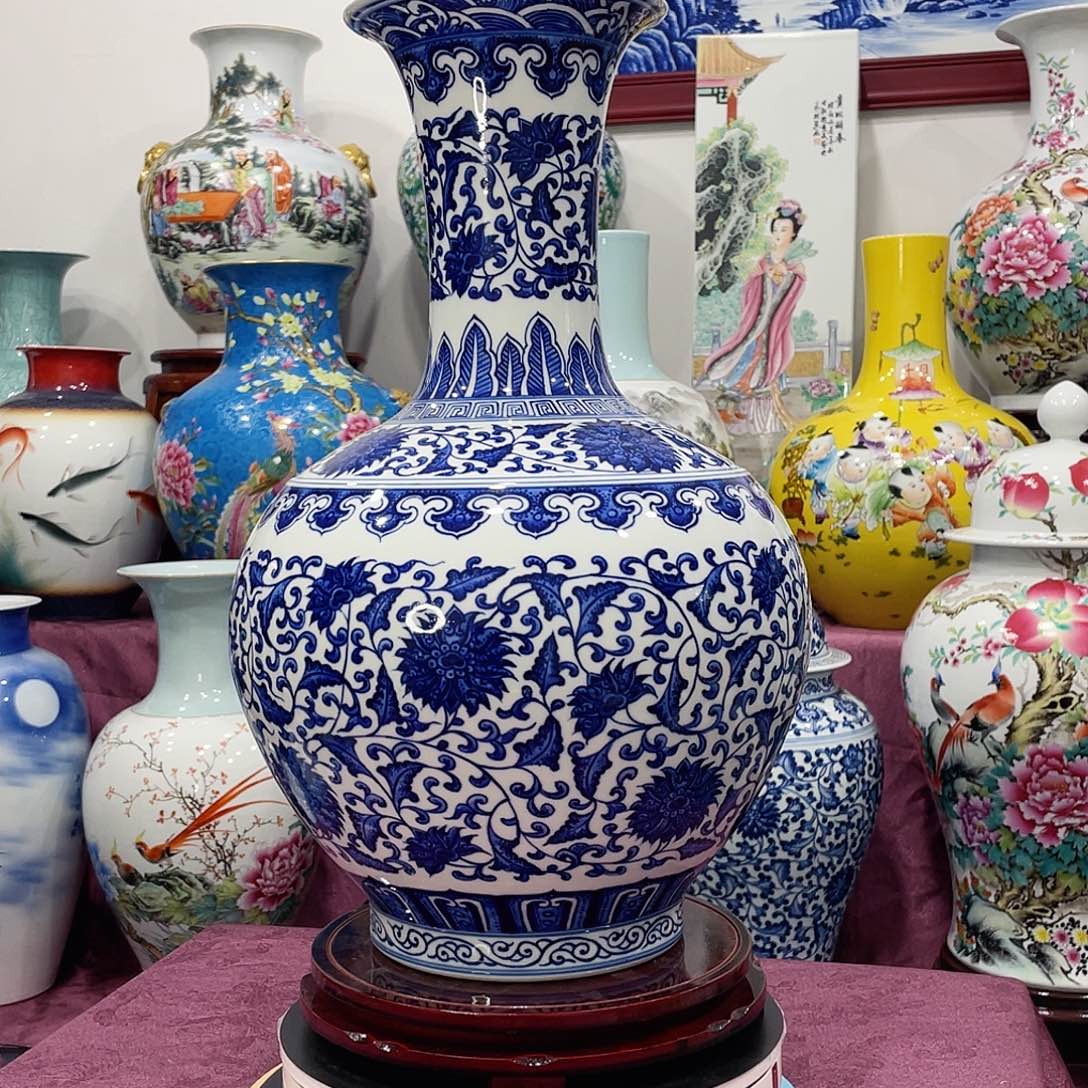 摆件打***赢景德镇陶瓷艺术