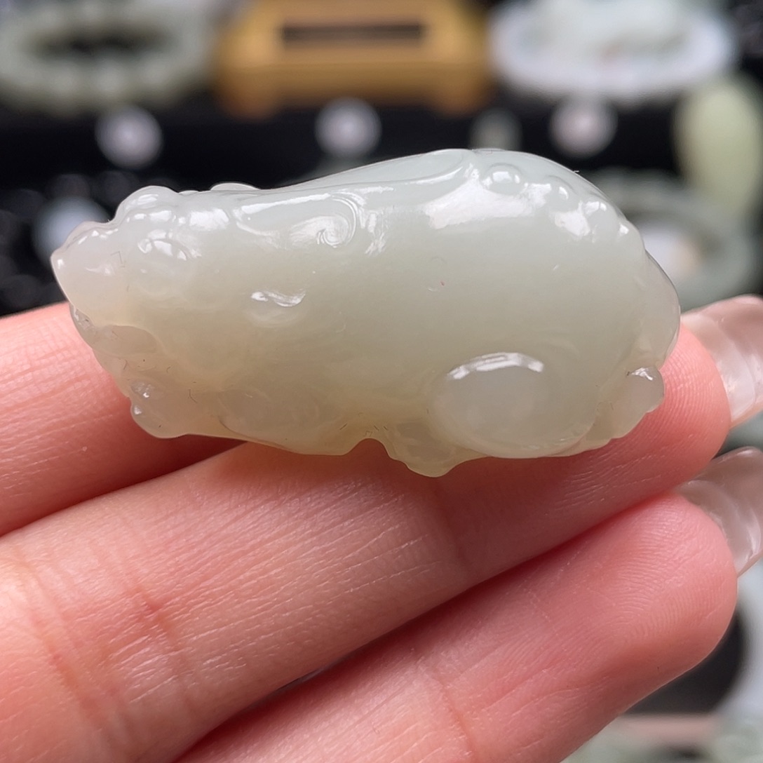 和田玉吊坠(不含链)未镶嵌