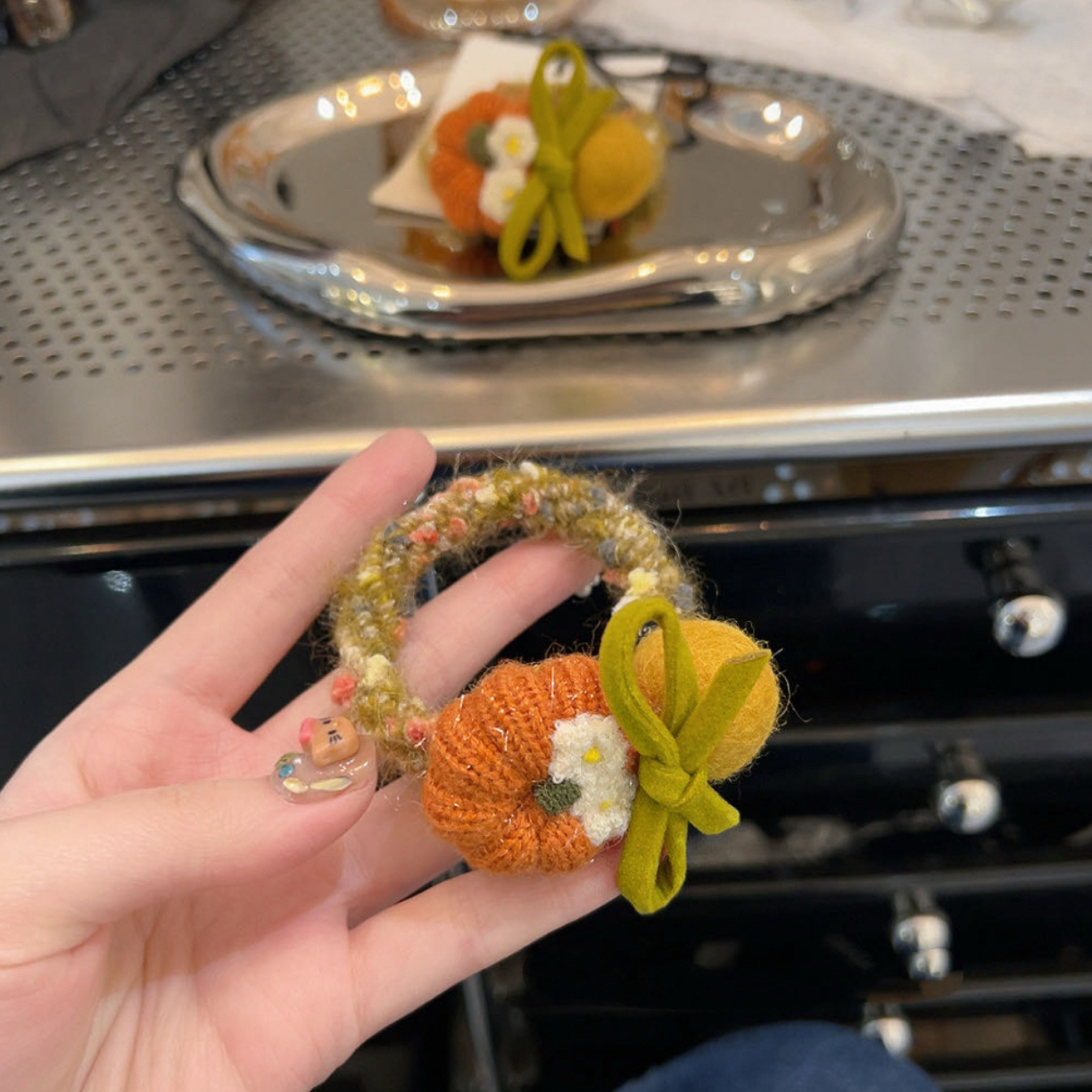 超好看小南瓜发绳