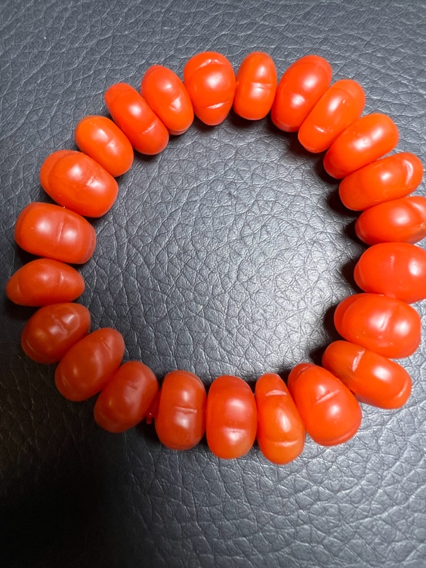 大黑洞柿子色南红玛瑙