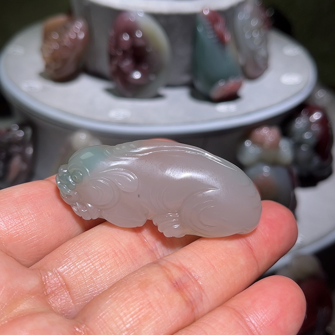 好***玛瑙/玉髓未镶嵌颈饰