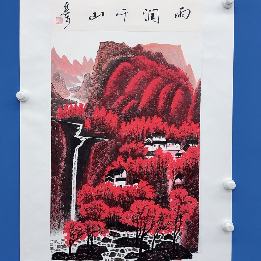 国画多次参加国内外大型