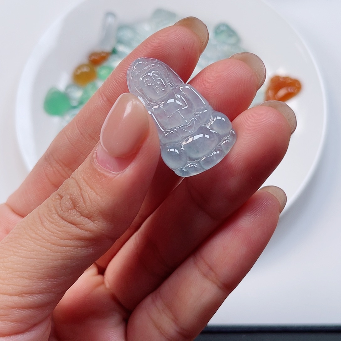 翡翠裸石纯天然A货缅甸翡翠