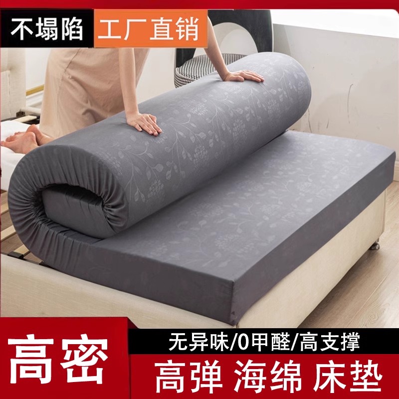 高密度海绵垫硬垫软垫加厚学生宿舍榻榻米卧室床垫子定制租房专用