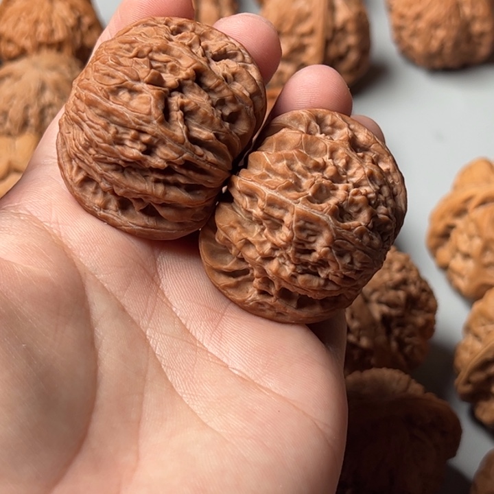 虎***吖吊坠文玩核桃43全品磨盘