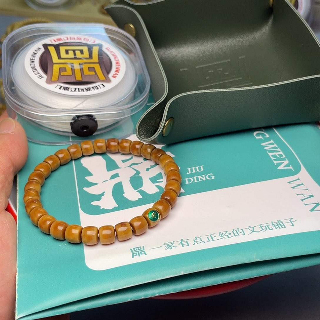 龙眼菩提手串直切老油料