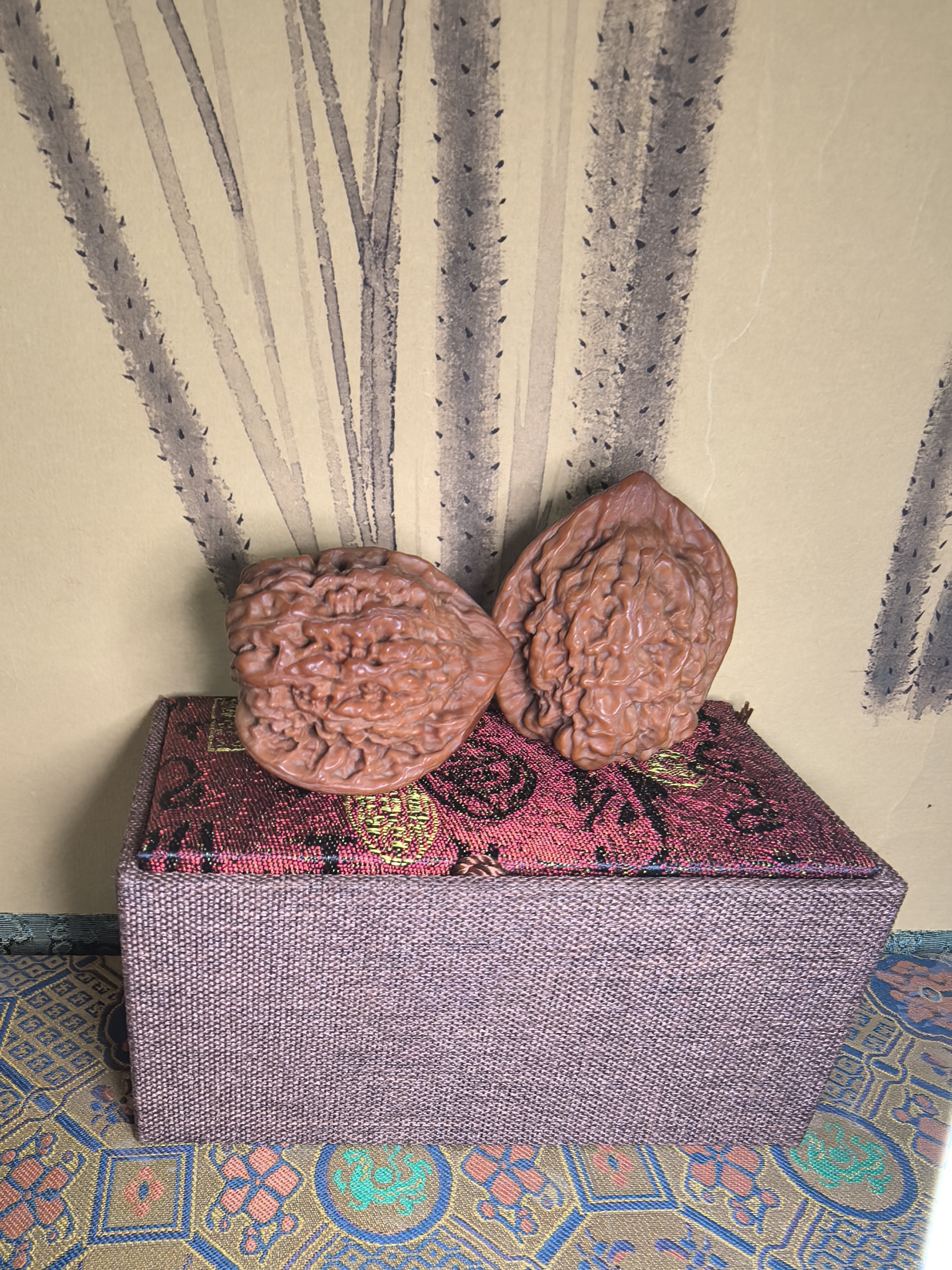 核桃木一对（佳佳甄选）