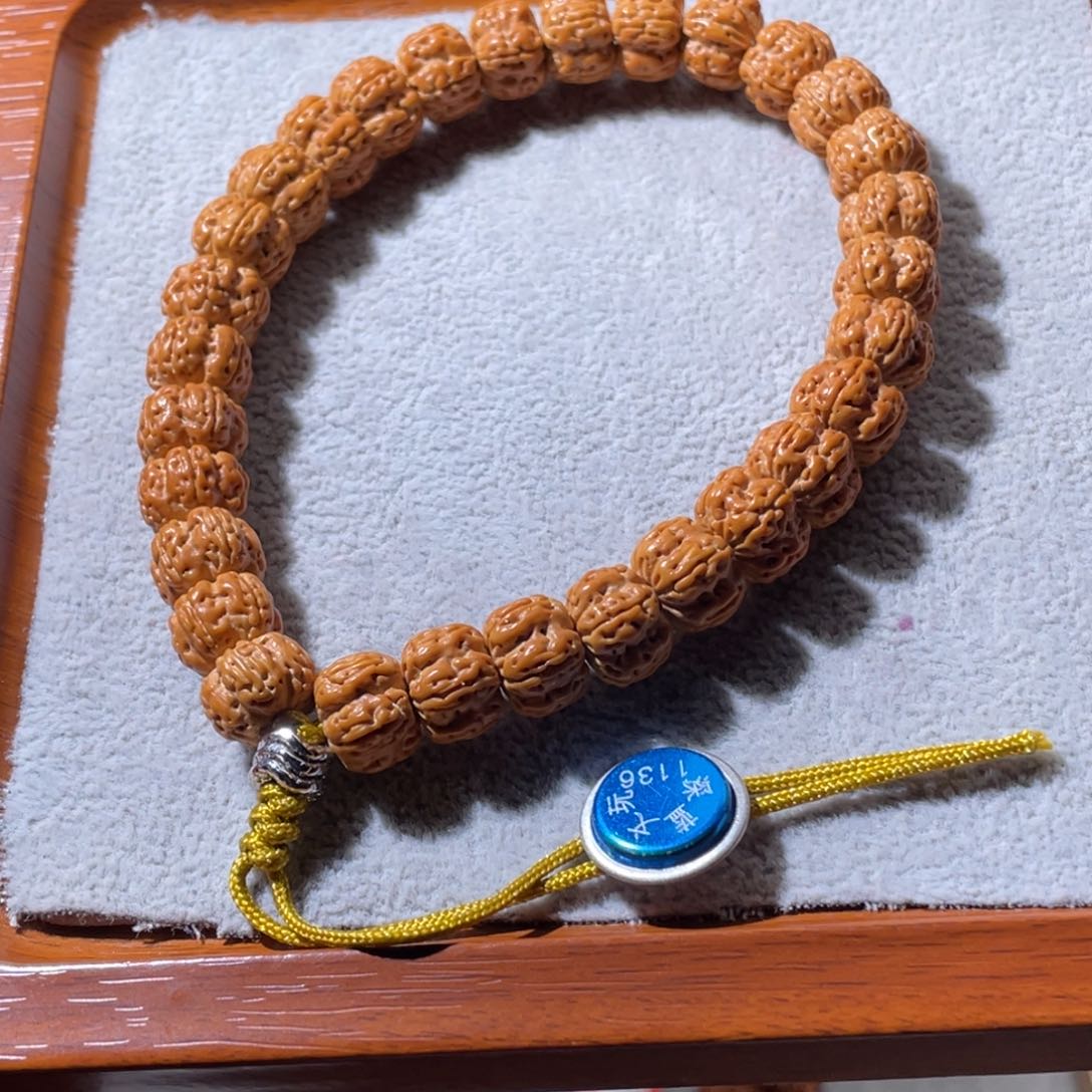 金刚菩提吊坠曾*琦双龙梅花飞碟11