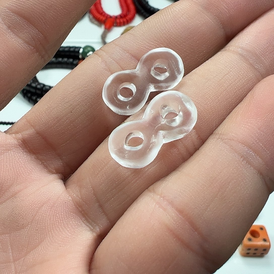 一***.金刚菩提吊坠原装老料器八字环