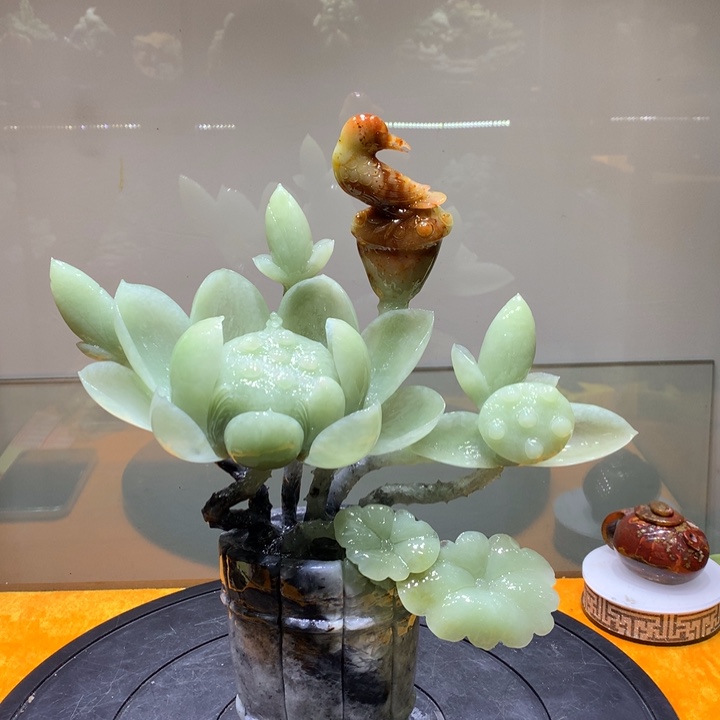 玉家居摆件合合美美