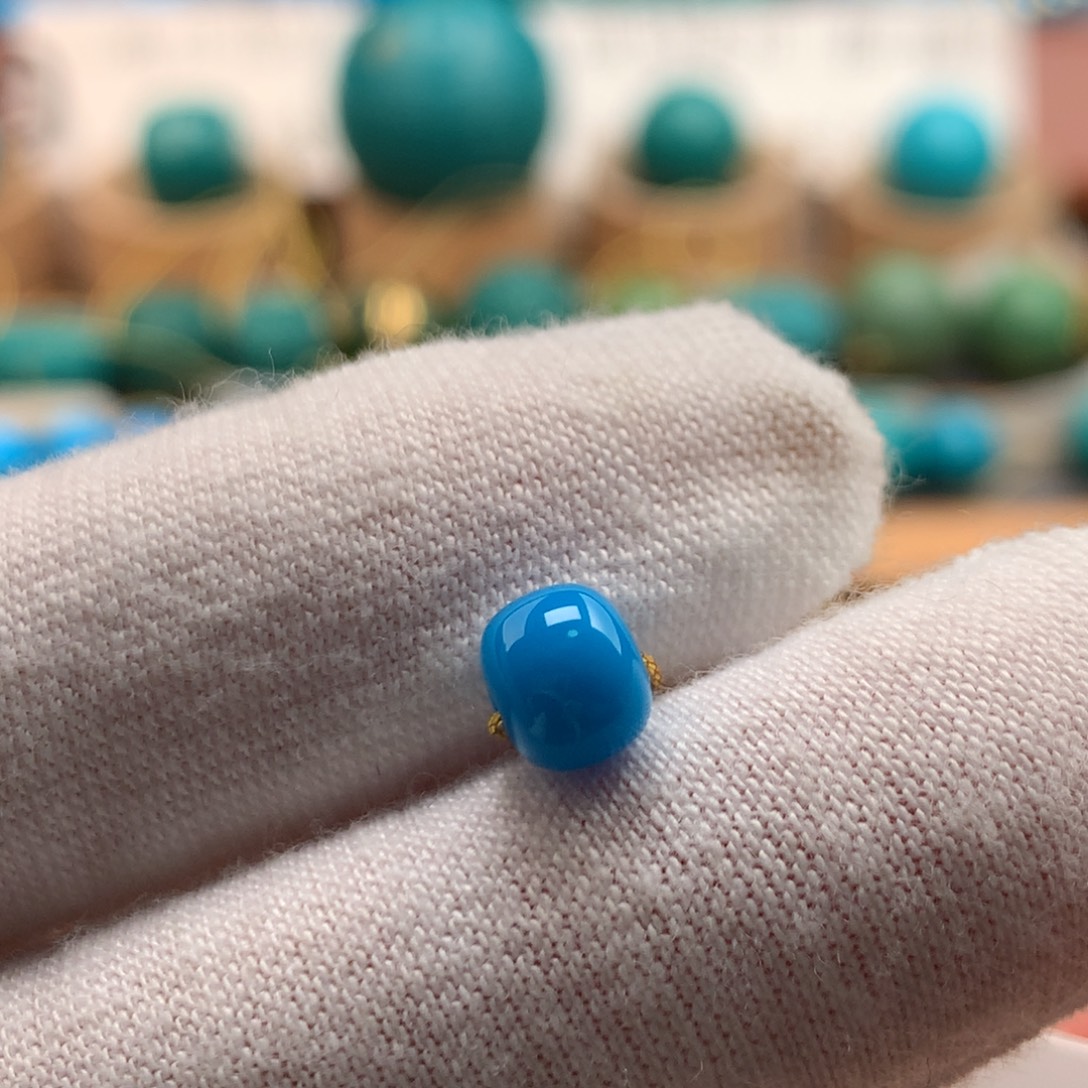 绿松石未镶嵌绿松石6.2mm