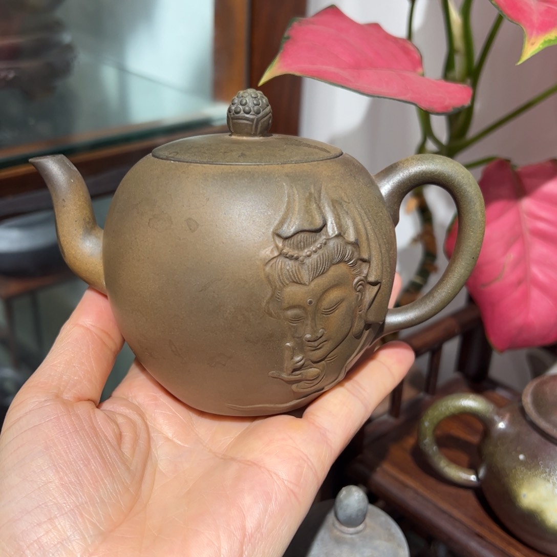 贵台龙窑柴烧茶壶A65