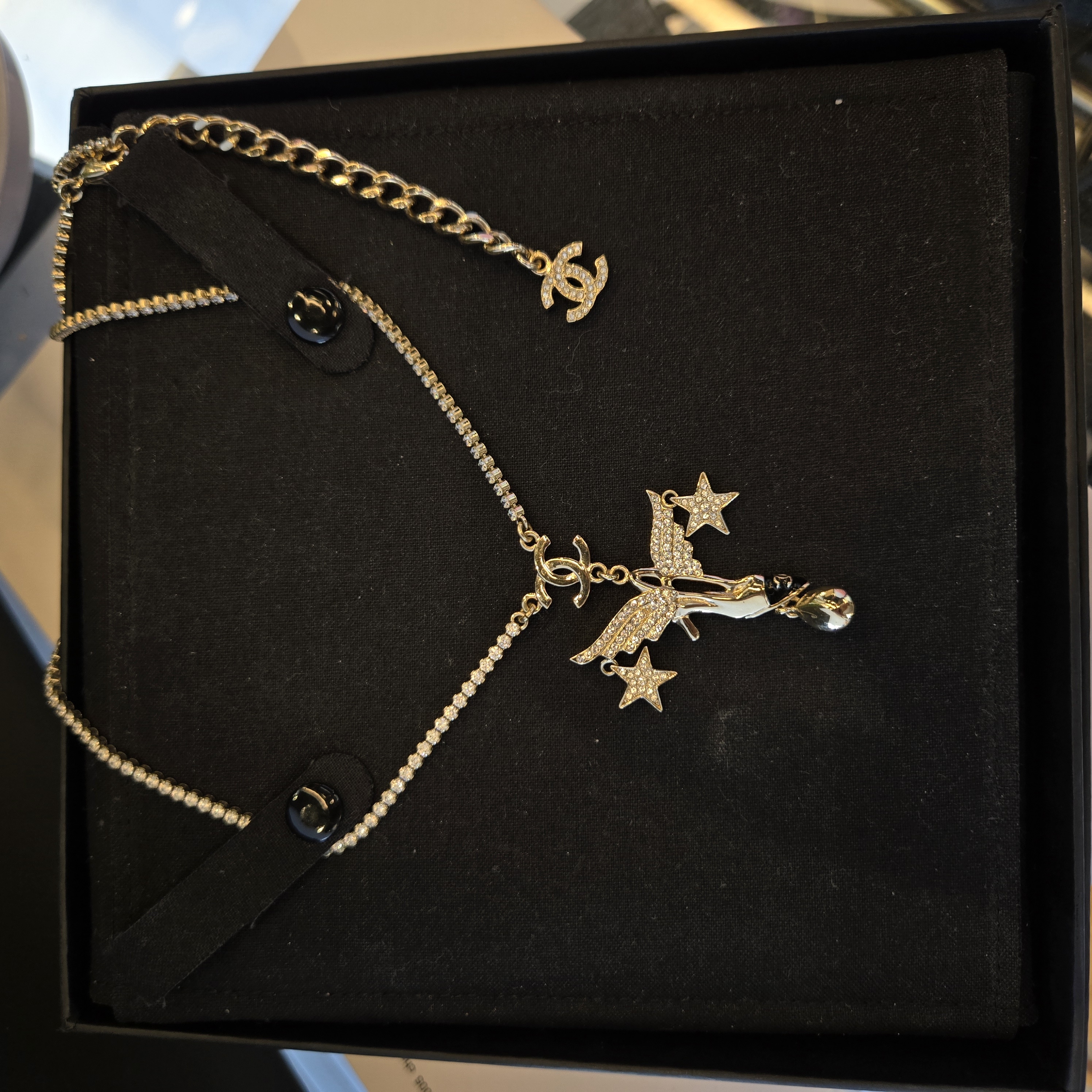 99新 Chanel/香奈儿 23c许愿星星系列钻石项链