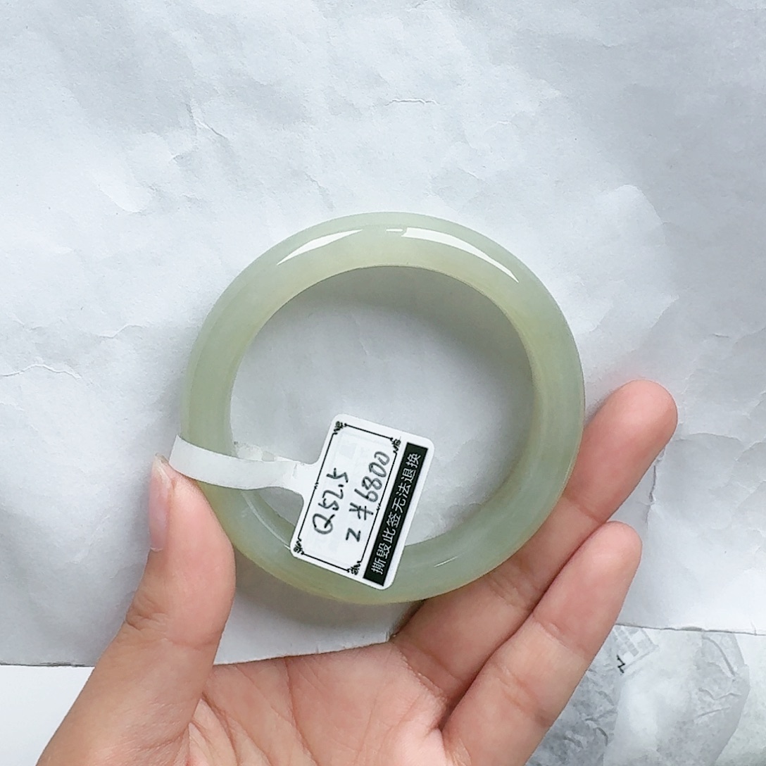 和田玉手镯YY52.8未镶嵌