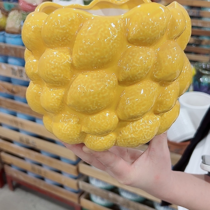 有孔.凑满10元发货多肉陶瓷花盆！