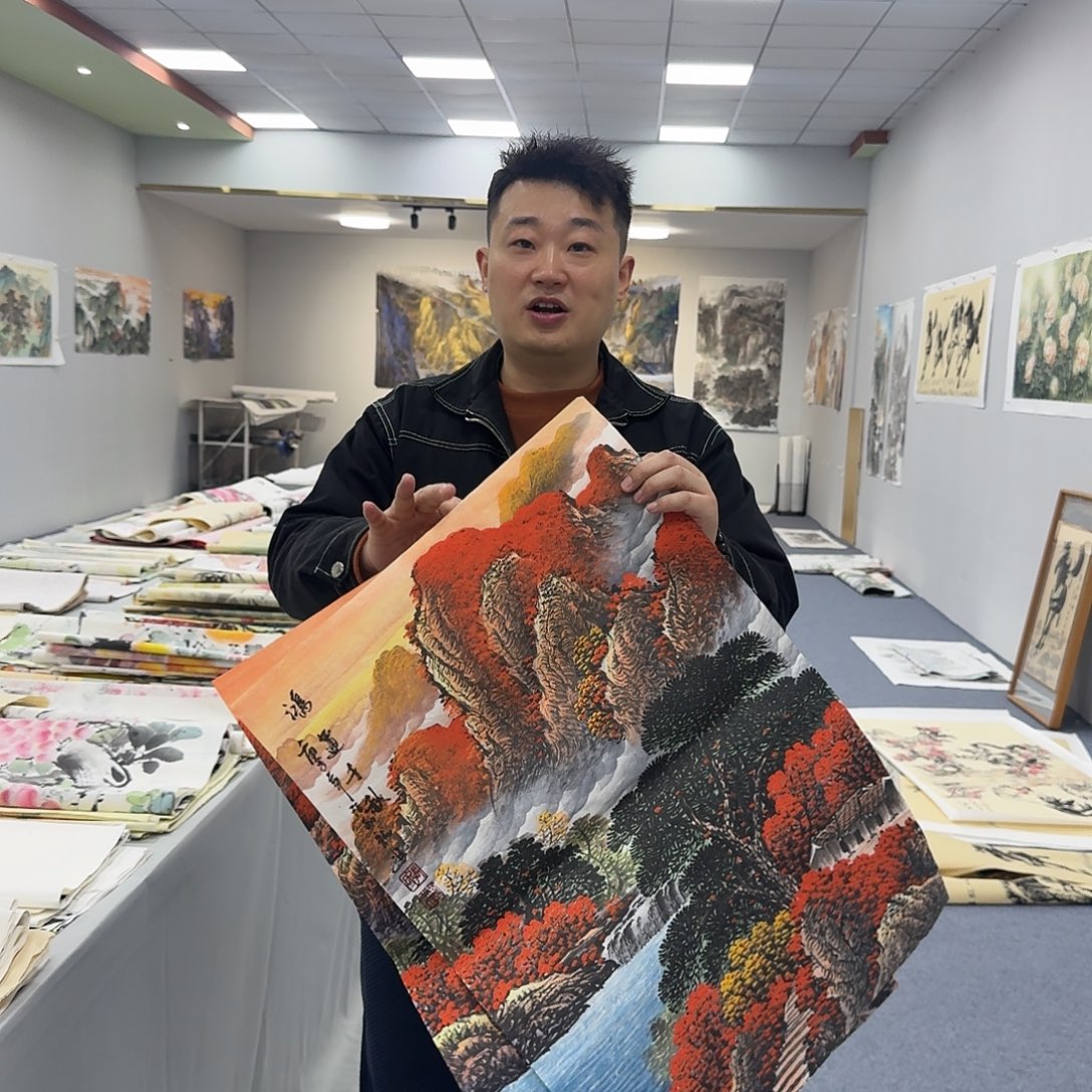 国画国画作品宣纸纯手绘