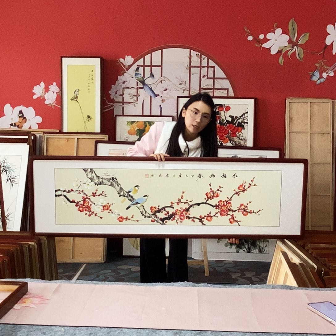 国画手写手绘国画作品47✖️162