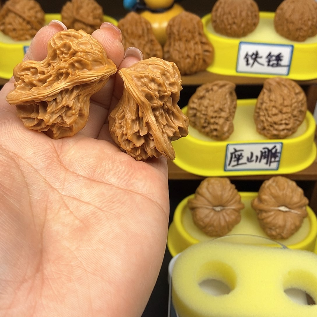 核桃小鸟 文玩/木作/... 文玩把件/