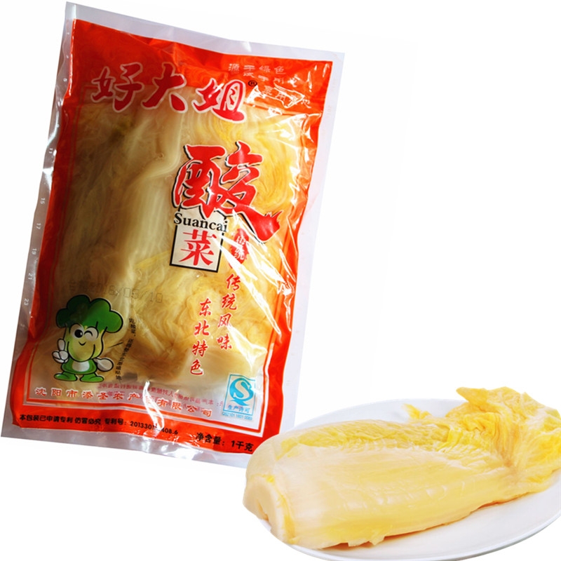 东北成颗酸菜1千克×4袋