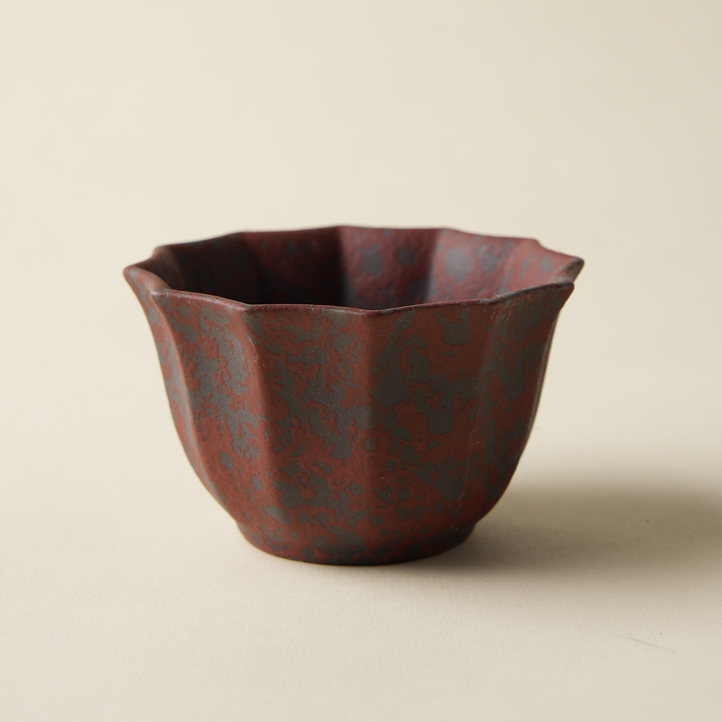 能量花口赭石主人杯