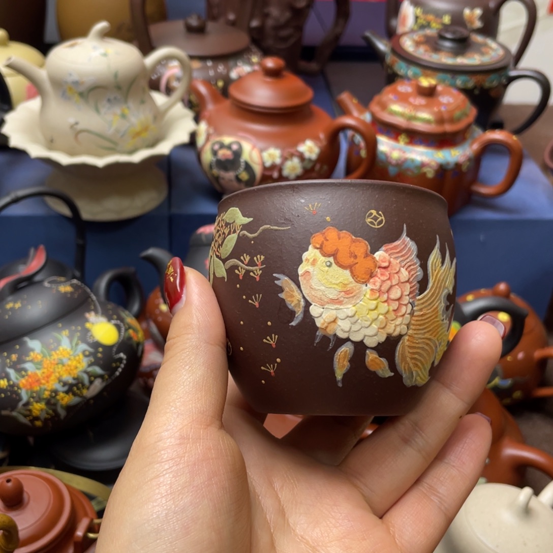 紫砂茶杯紫砂主人杯170cc