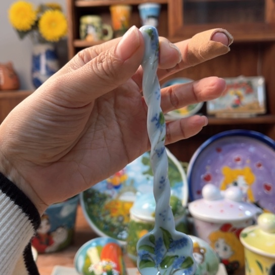 炉景德镇全手工手绘杯子