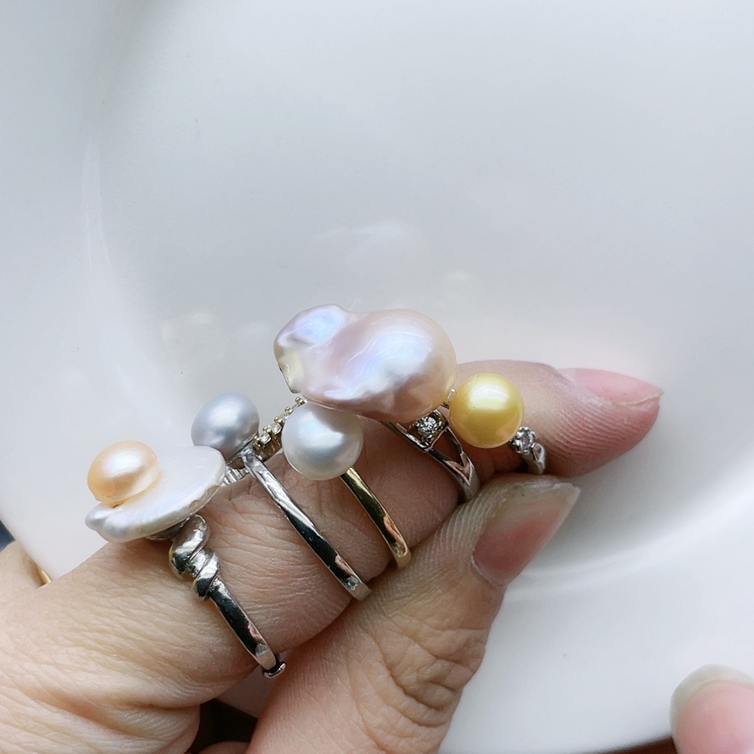 淡水珍珠颈饰钛钢