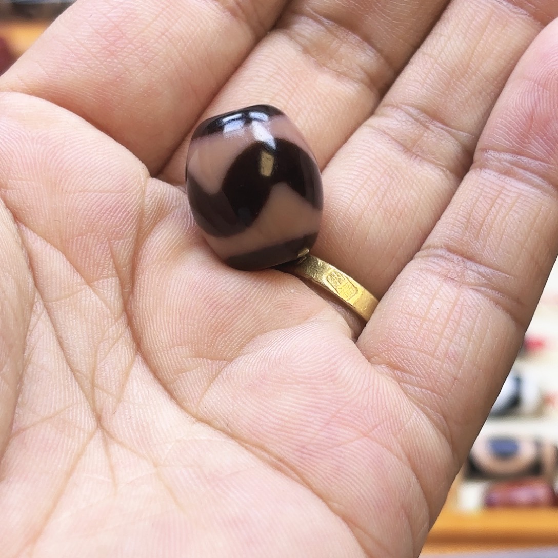 之***意玛瑙/玉髓未镶嵌颈饰