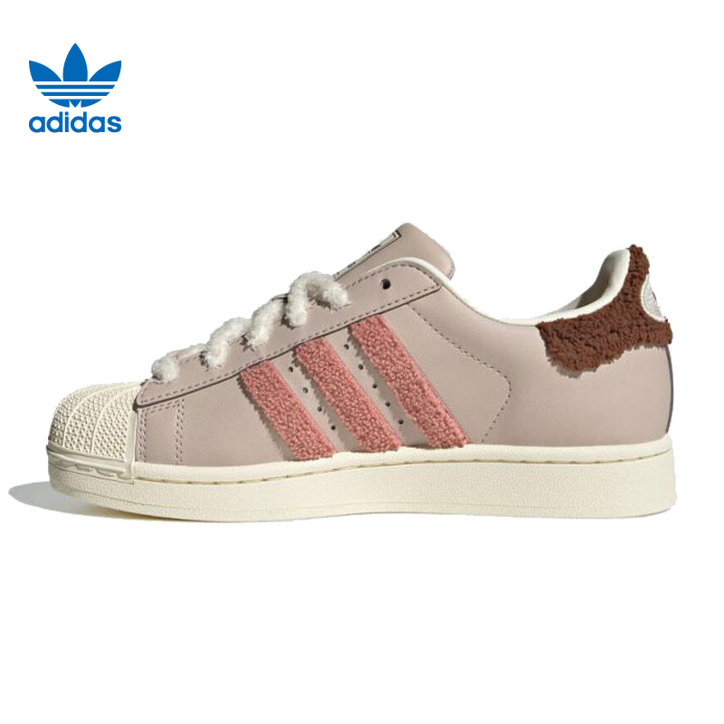 adidas阿迪达斯【环*】三叶草女鞋SUPERSTAR运动鞋休闲鞋JR6986