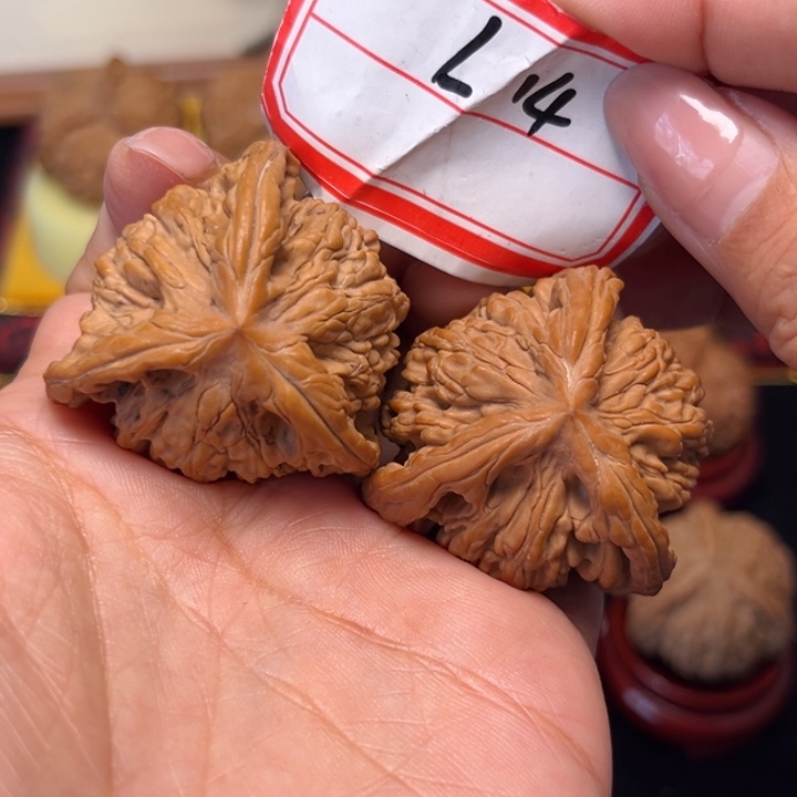 吊坠文玩核桃40粗筋全品虎头奔14