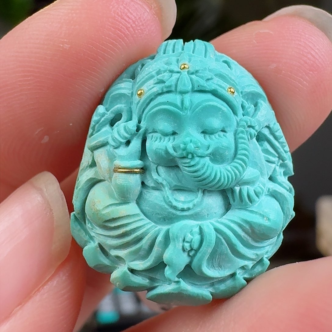 绿松石珠宝奇石未镶嵌