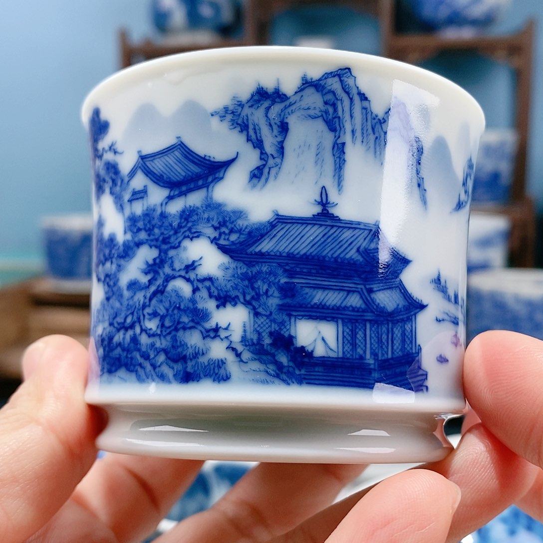 杯景德镇陶瓷容天杯