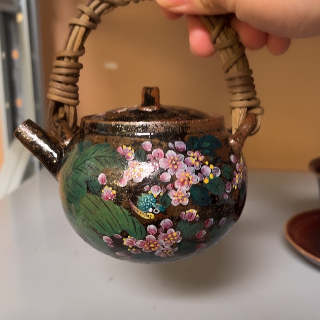 柴烧手工手绘陶瓷
