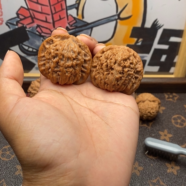 吊坠文玩核桃41四座楼