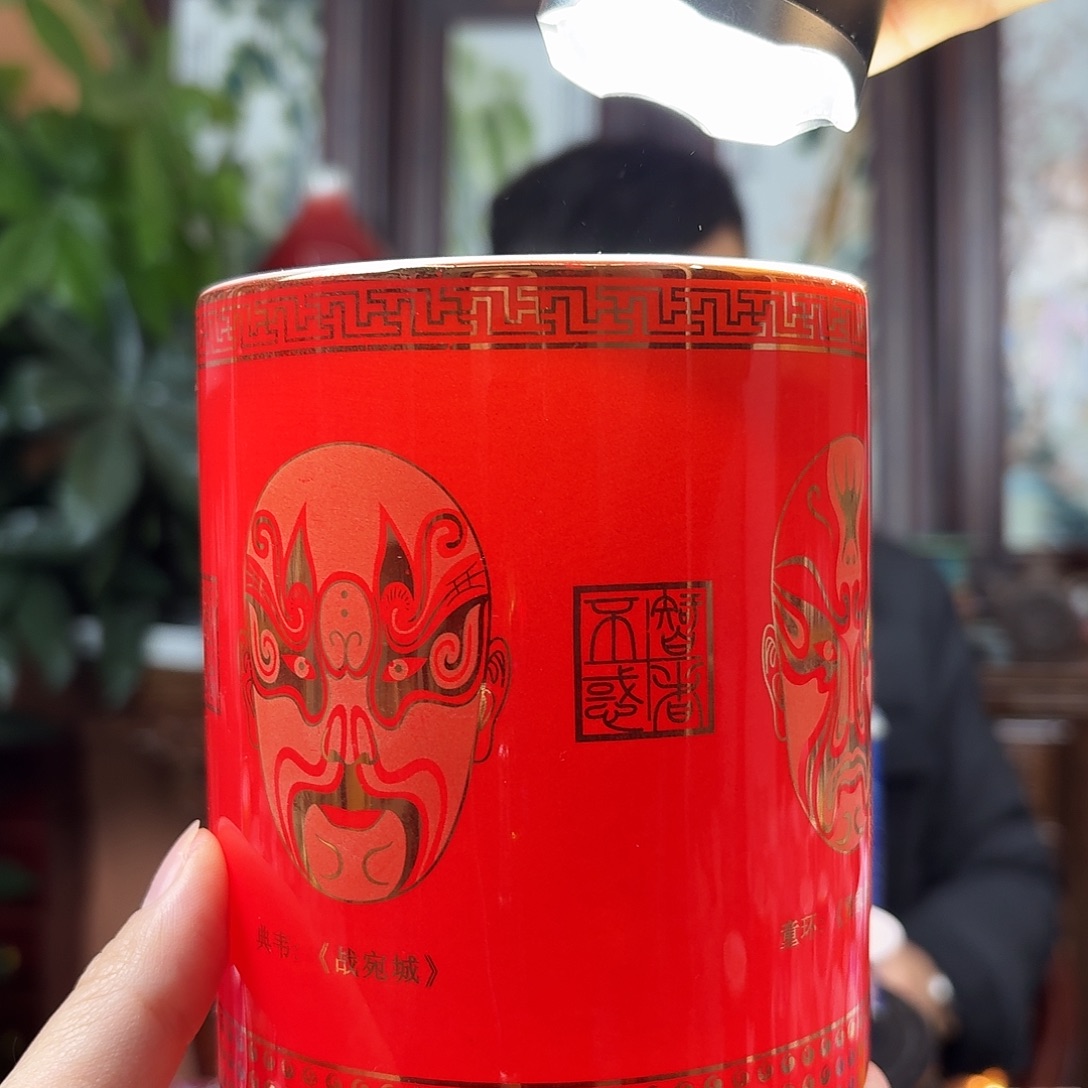 陶摆件景德镇陶瓷手工笔筒