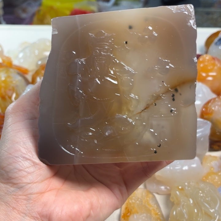 玛瑙/玉髓未镶嵌吊坠(不含链)