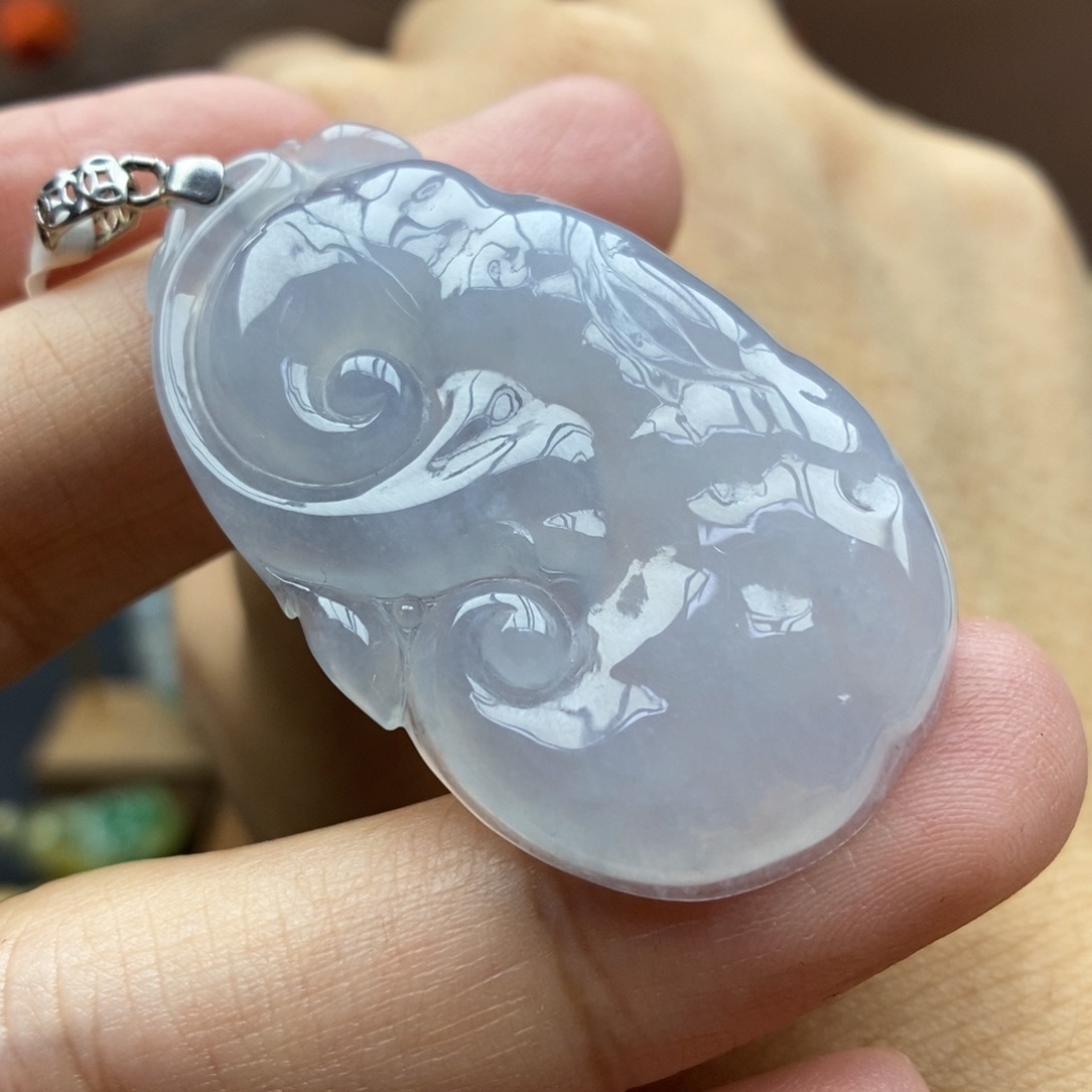 【闪购商品】颈饰银S925镶嵌翡翠31