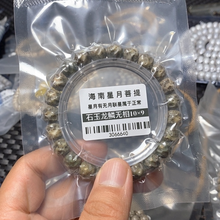 星月菩提吊坠龙鳞10×9左右 单圈