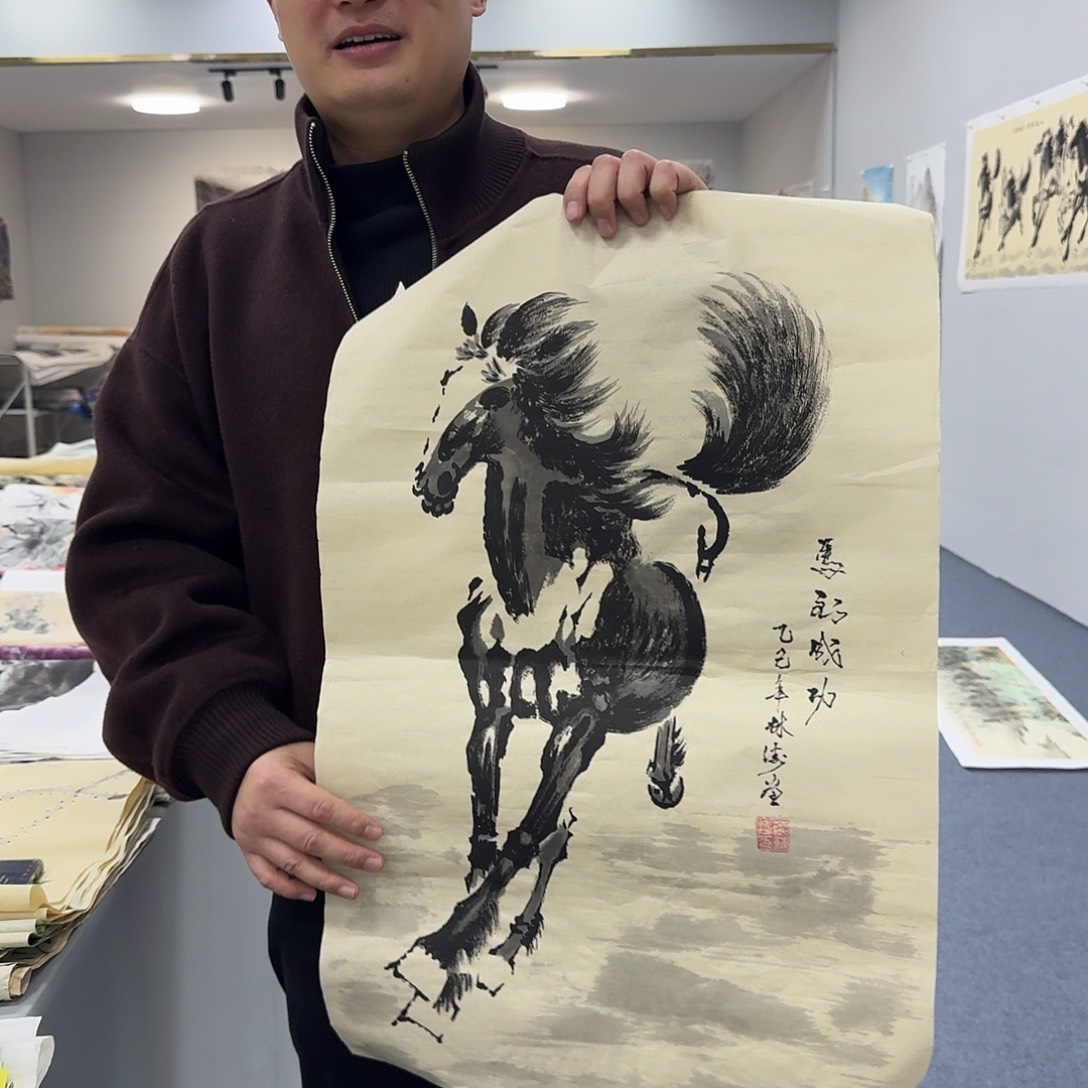 国画国画作品宣纸纯手绘