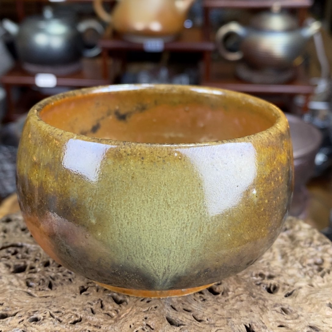 建水紫陶，柴烧茶器，新春大漏