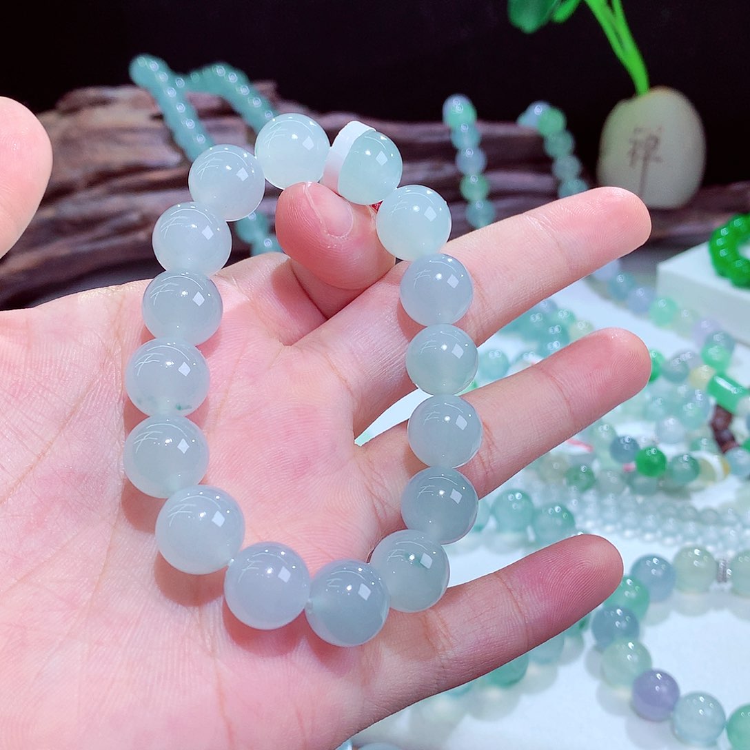 未镶嵌手链翡翠卡12+