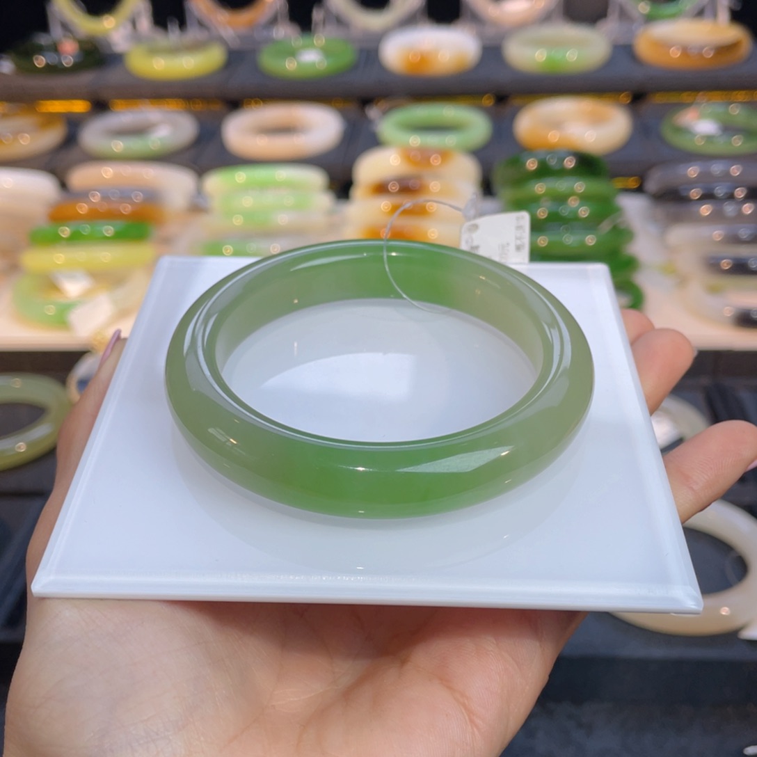 和田玉翠青未镶嵌