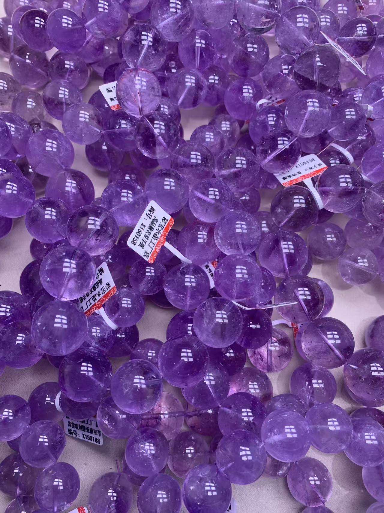 紫水晶紫晶手链手串直播间链接